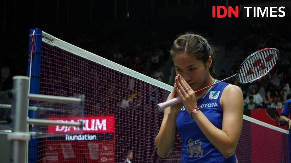 Tunggal putri Thailand, Ratchanok Intanon berlaga di Indonesia Masters 2020 (IDN Times/Kevin Handoko)