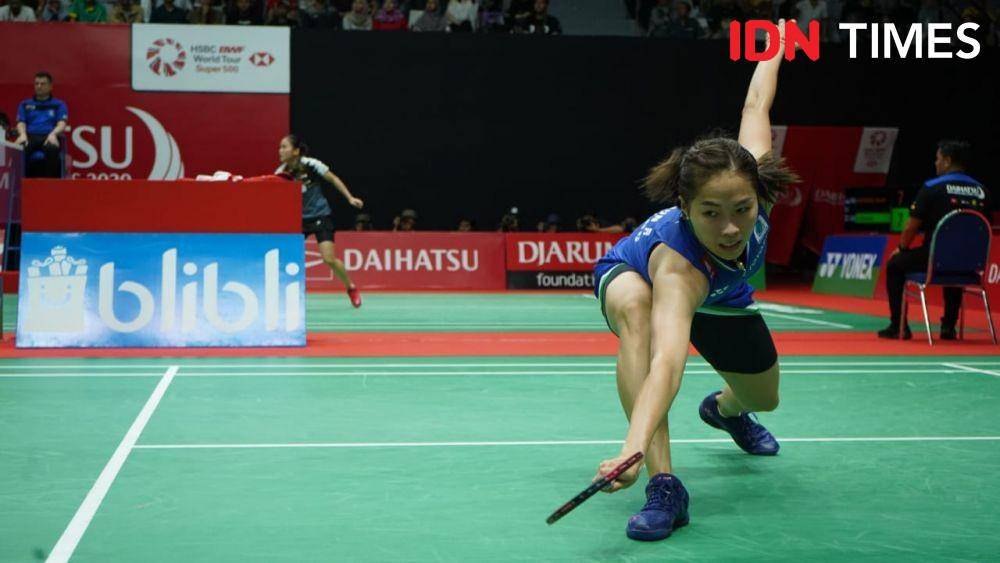 Tunggal putri Thailand, Ratchanok Intanon berlaga di Indonesia Masters 2020 (IDN Times/Kevin Handoko)