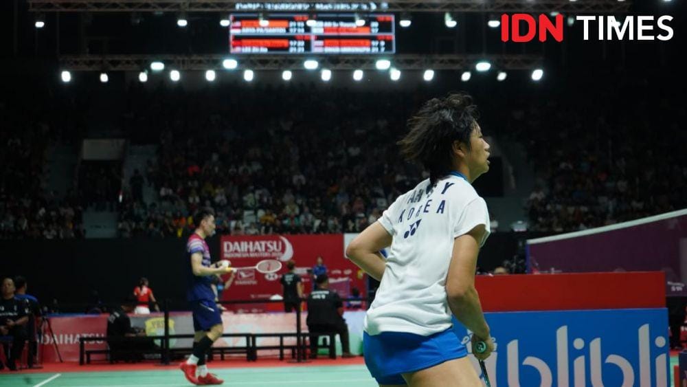 Tunggal putri Korea Selatan, An Se-young di Indonesia Masters 2020 (IDN Times/Kevin Handoko)