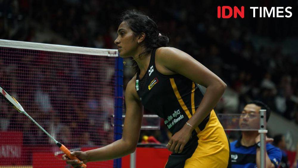 Pusarla V. Sindhu saat berlaga di Indonesia Masters 2020 (IDN Times/Kevin Handoko)