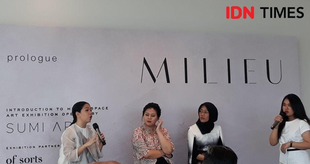 Christie Erin pada Opening Milieu 2020. 16 Januari 2020. IDN Times/Fajar Laksmita