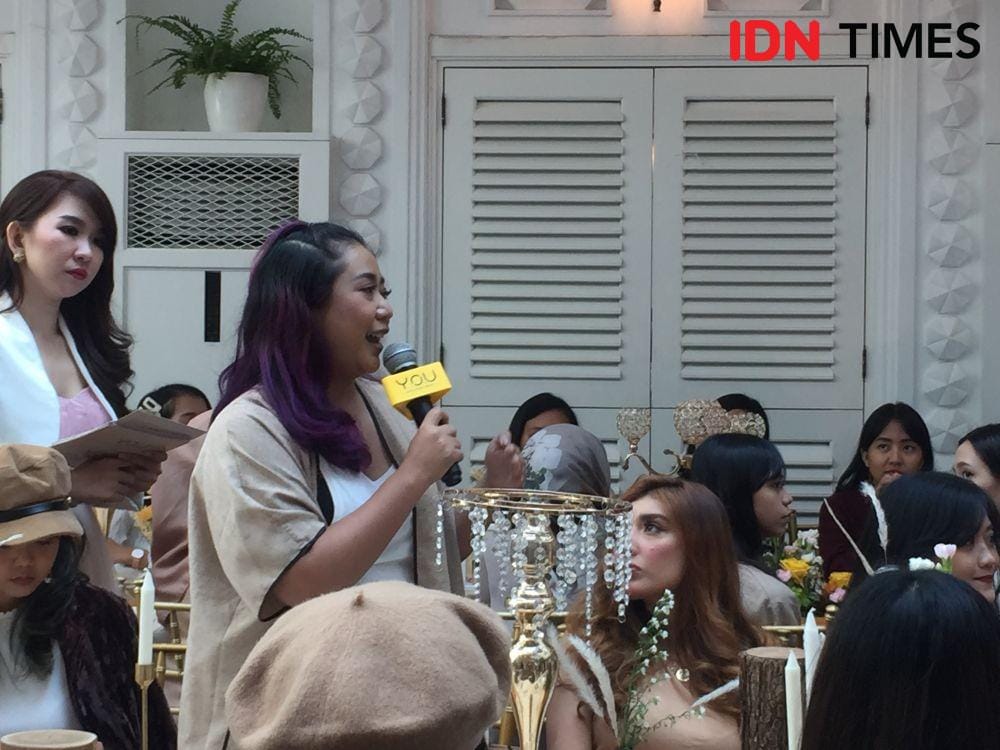 sesi tanya jawab peluncuran skincare Y.O.U. 16 Januari 2020. IDNTimes/Nadin azani