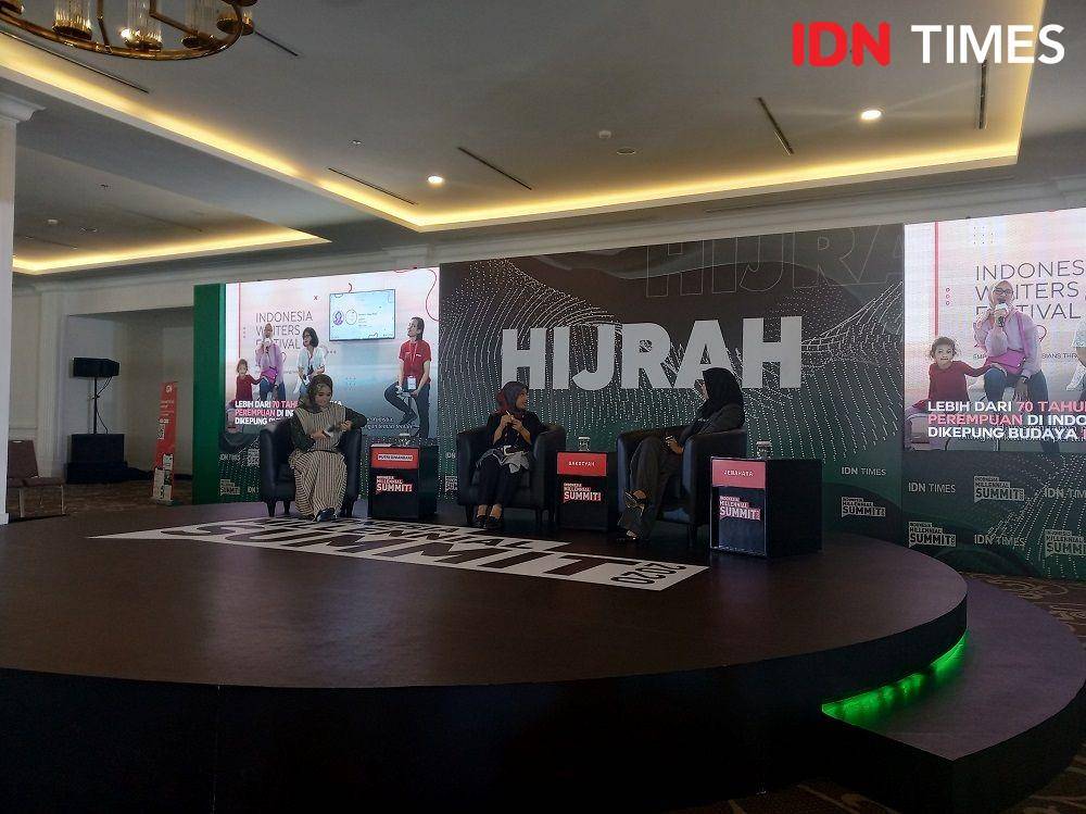 Panggung Hijrah. Indonesia Millennial Summit. Jumat 17 Januari 2020. IDN Times/Febriyanti Revitasari