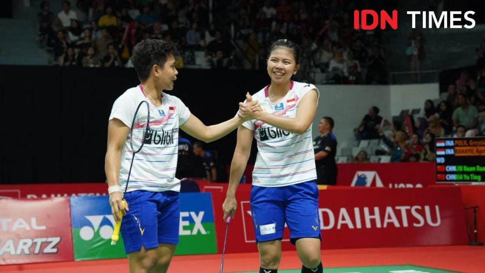 Greysia Polii/Apriyani Rahayu di Indonesia Masters 2020 (IDN Times/Kevin Handoko0