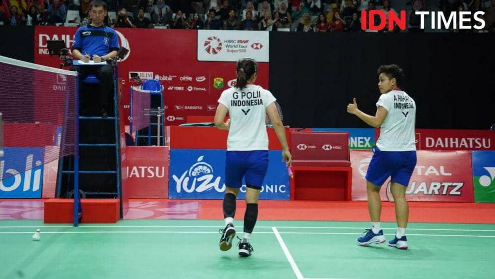 Greysia Polii/Apriyani Rahayu di Indonesia Masters 2020 (IDN Times/Kevin Handoko0