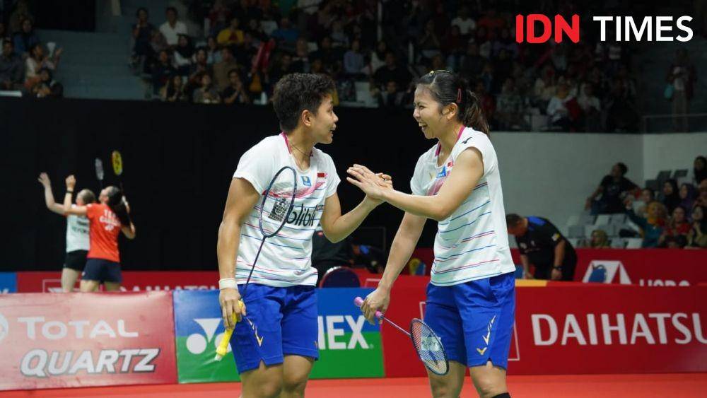 Greysia Polii/Apriyani Rahayu di Indonesia Masters 2020 (IDN Times/Kevin Handoko0