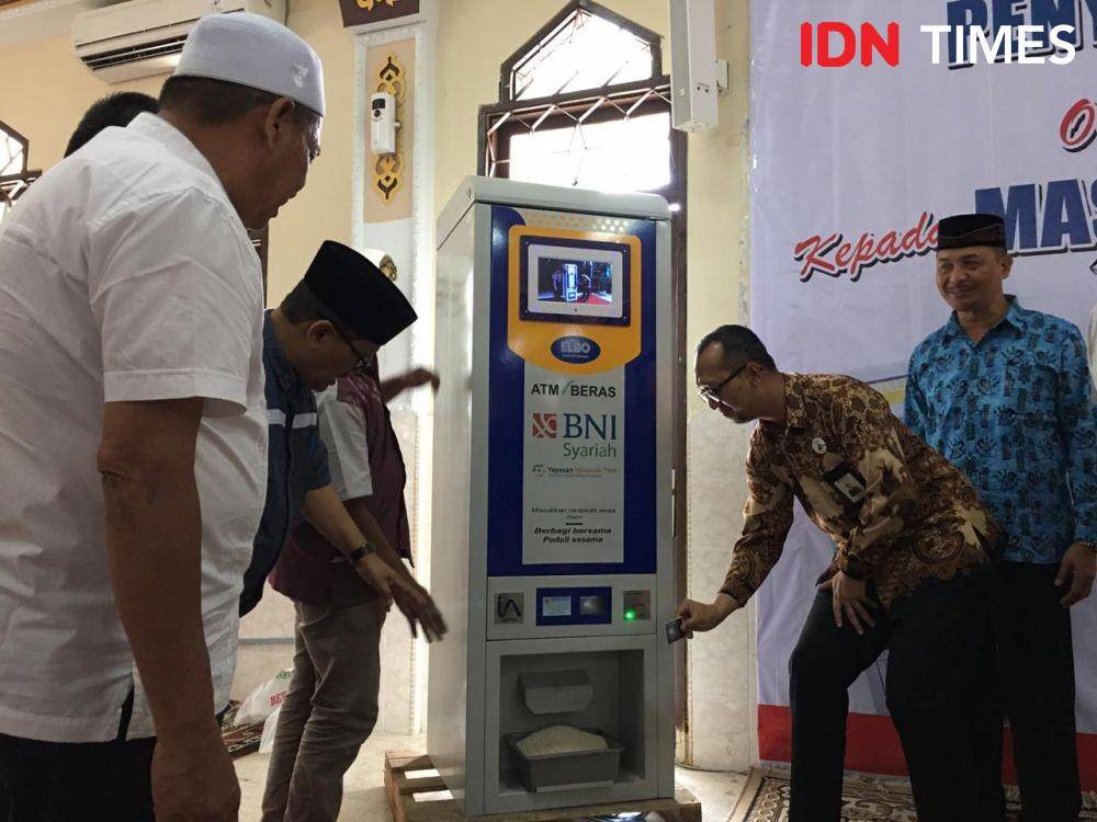 ATM  Beras diluncurkan di Kota Medan untuk pertama kalinya (Istimewa)