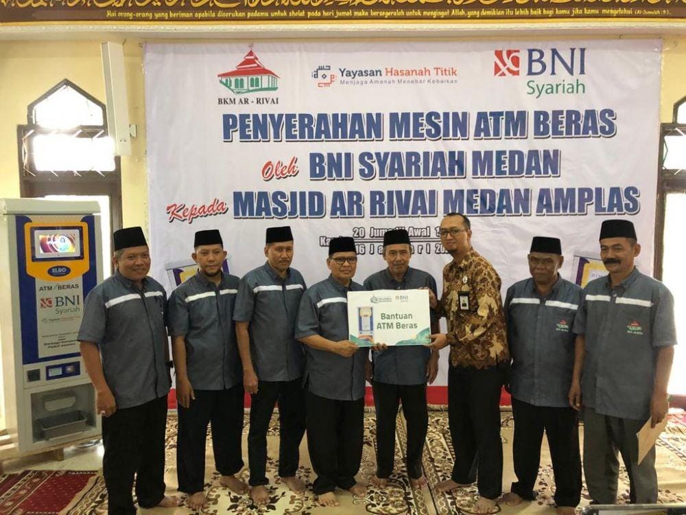 ATM Beras diluncurkan di Kota Medan untuk pertama kalinya (Istimewa)