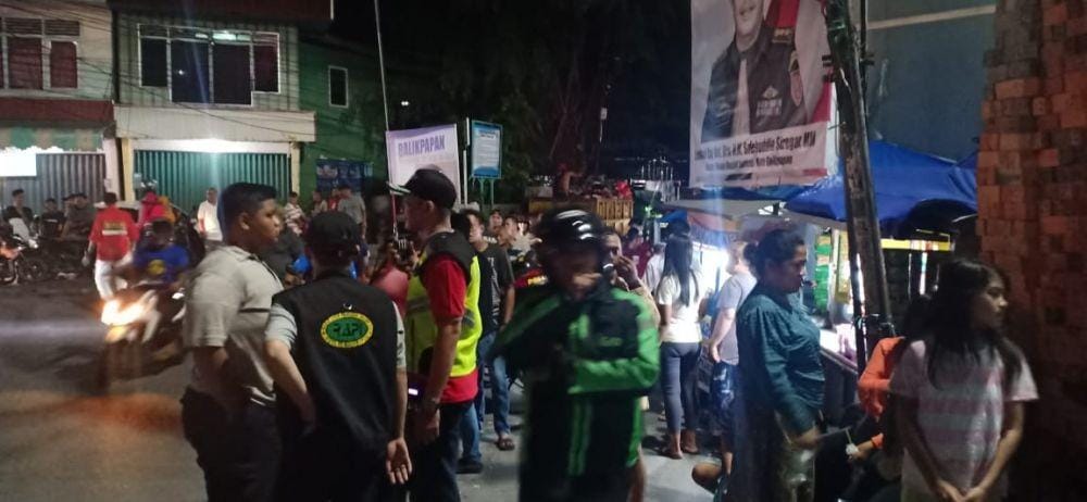 TKP penikaman di Prapatan, Baikpapan Kota. (Sumber: Polsek Balikpapan Selatan)