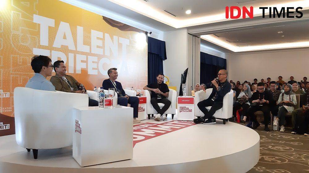 Darahkubiru. Indonesia Millennial Summit 2020. Jumat 17 Januari 2020. IDN Times/Yolanda Vania