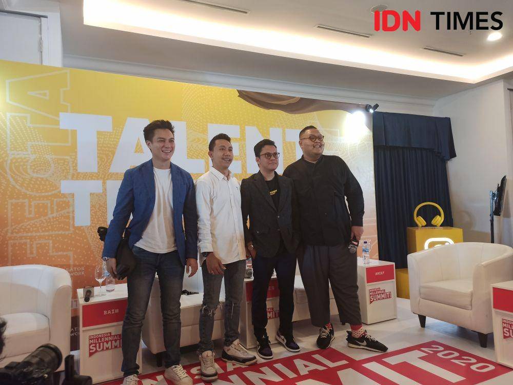 Baim Wong di panggung hijrah, Talent Trifecta, IMS 2020, 17 Januari, IDN Times/Erfah Nanda