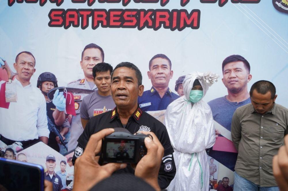 MS saat diamankan di Mako Polres Gowa. IDN Times / Humas Polres Gowa