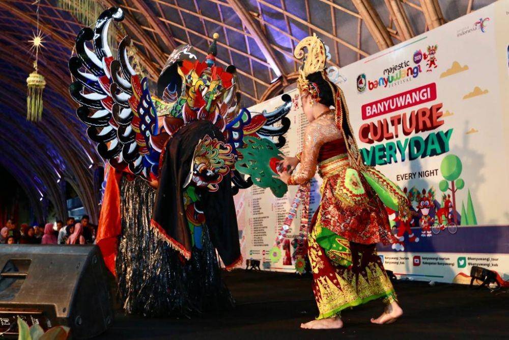 Pertunjukan seni barong pelajar saat tampil di Banyuwangi Culture Every Day. IDN Times/Istimewa