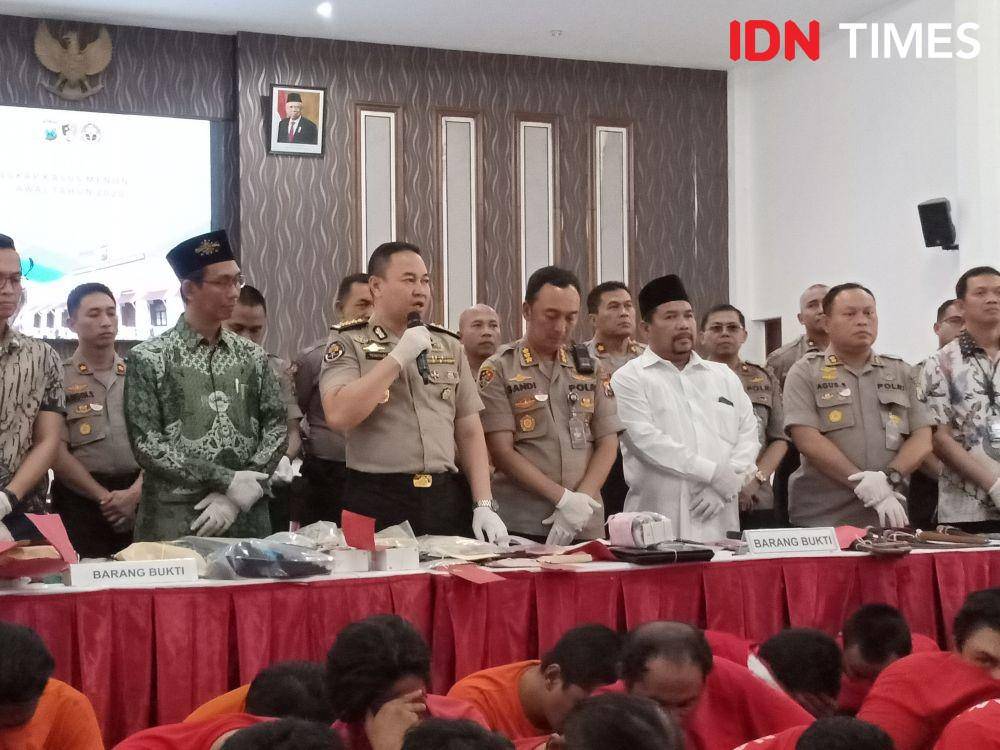 Kabid Humas Polda Jatim, Kombes Trunoyudo Wisnu Andiko dalam Konferensi Pers di Polrestabes Surabaya (17/1)/ IDN Times, Tarida Alif