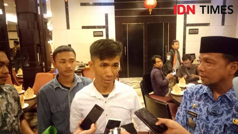Haerul saat diwawancarai awak media di Hotel Claro Makassar, Jumat (17/1). IDN Times/Asrhawi Muin
