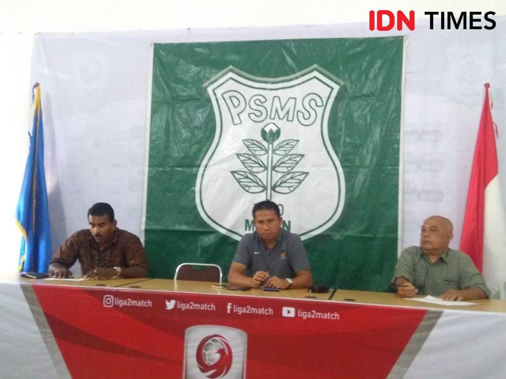 Pelatih PSMS Philep Hansen tak mematok target lawan Penang (IDN Times/Hasudungan)