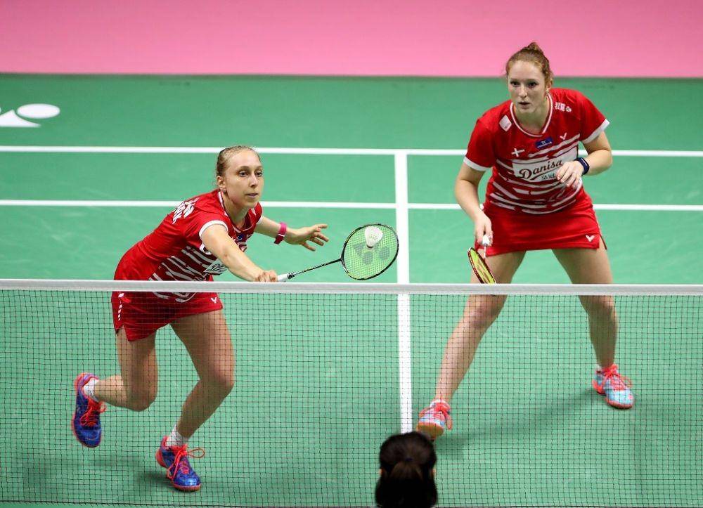 Ganda putri asal Denmark, Maiken Fruergaard/Sara Thygesen. Bwfbadminton.com