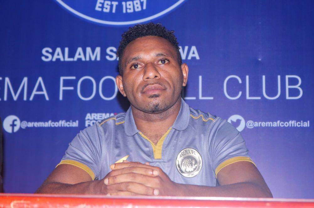Mariando Djonak menjadi pemain Papua berikutnya yang bermain di Arema FC. IDN Times/ Alfi Ramadana
