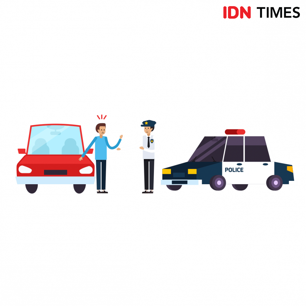 Ilustrasi tilang. IDN Times/Mia Amalia