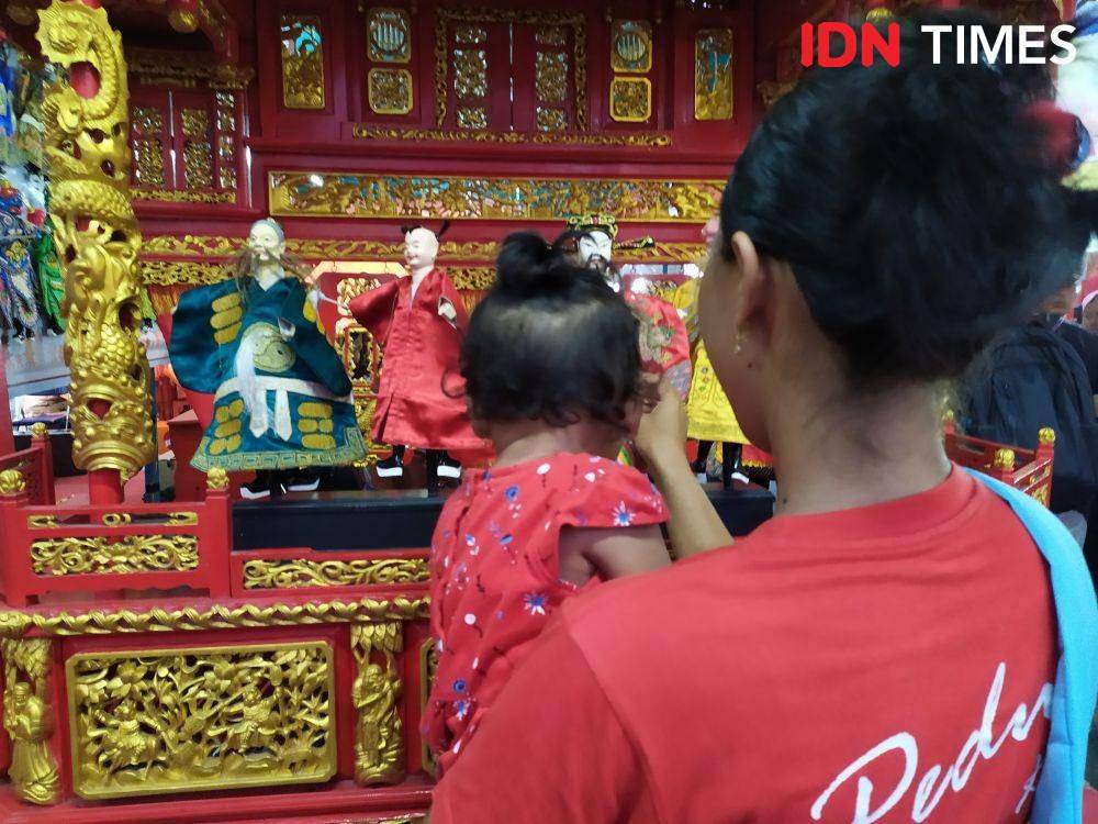 Wayang Potehi yang dipamerkan di Semawis Semarang. IDN Times/Fariz Ferdianto