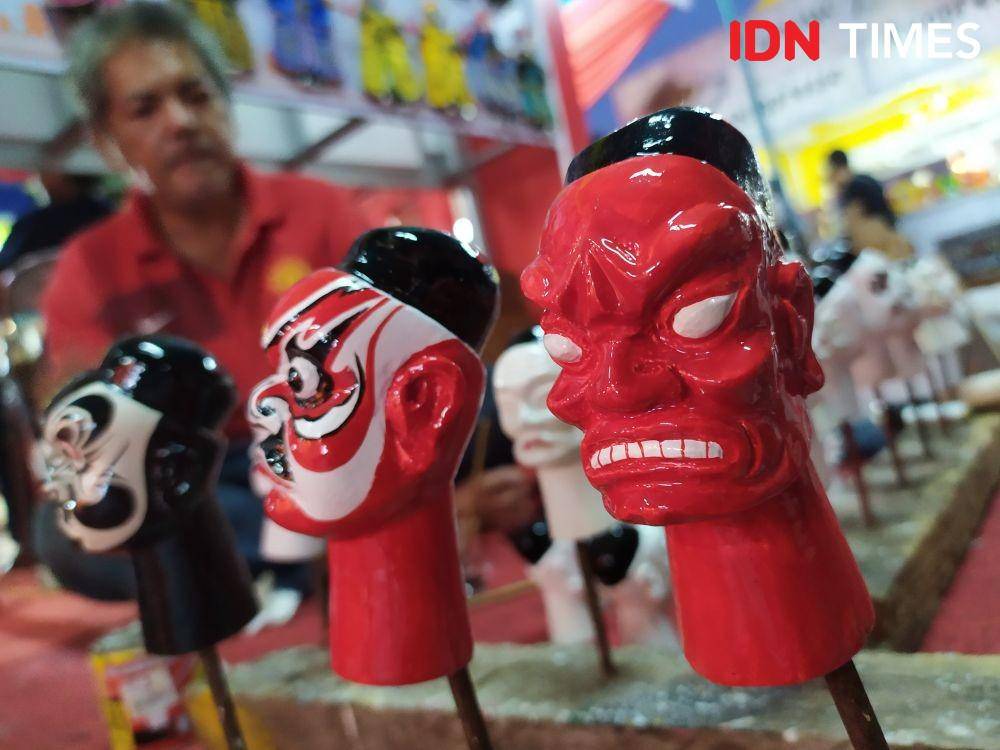 Wayang Potehi yang dipamerkan di Semawis Semarang. IDN Times/Fariz Ferdianto