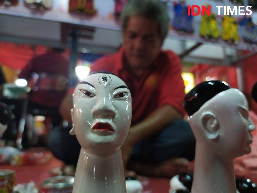 Wayang Potehi yang dipamerkan di Semawis Semarang. IDN Times/Fariz Ferdianto