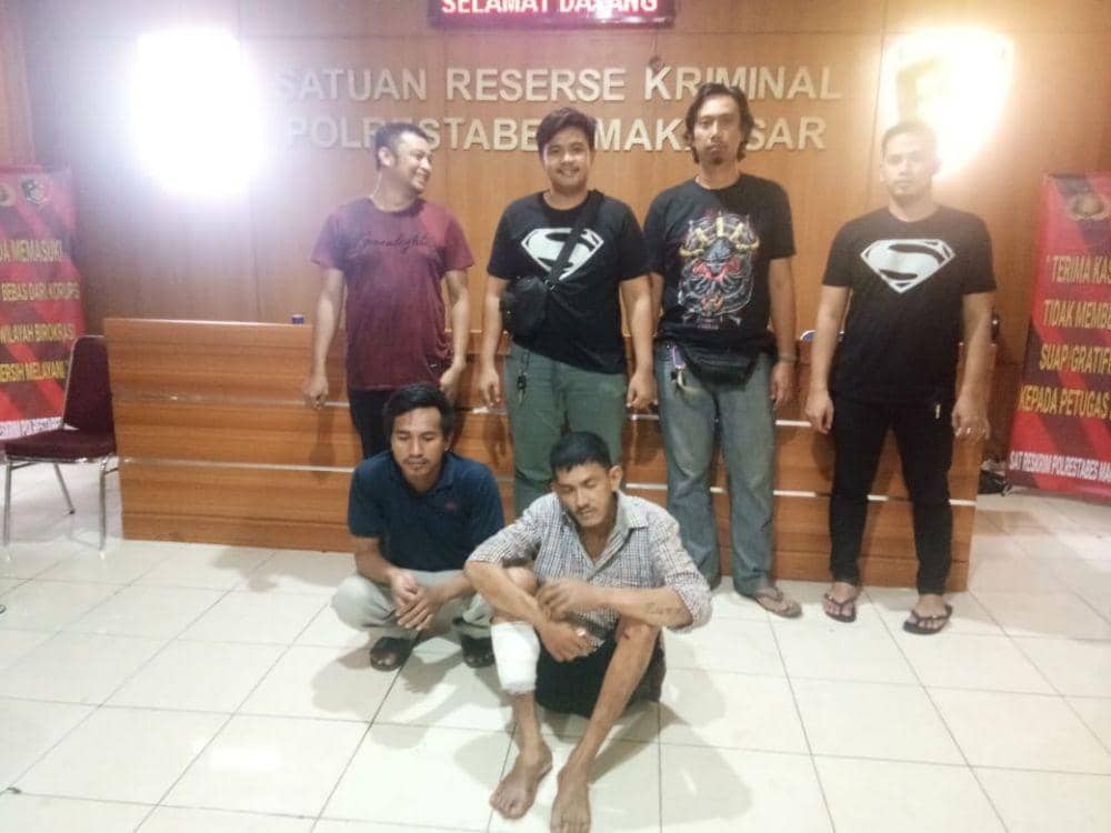Pelaku residivis pencuri menyamar jadi anggota polisi di Makassar. IDN Times / Polrestabes Makassar