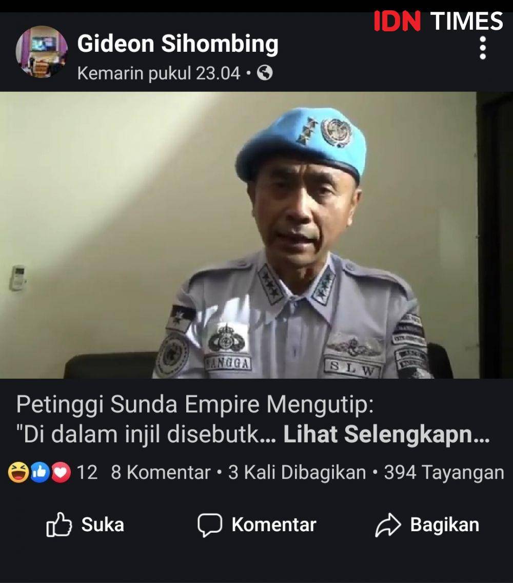 (Tangkap layar Gideon Sihombing) IDN Times/Azzis Zulkhairil