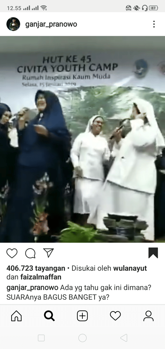 Instagram@ganjar_pranowo