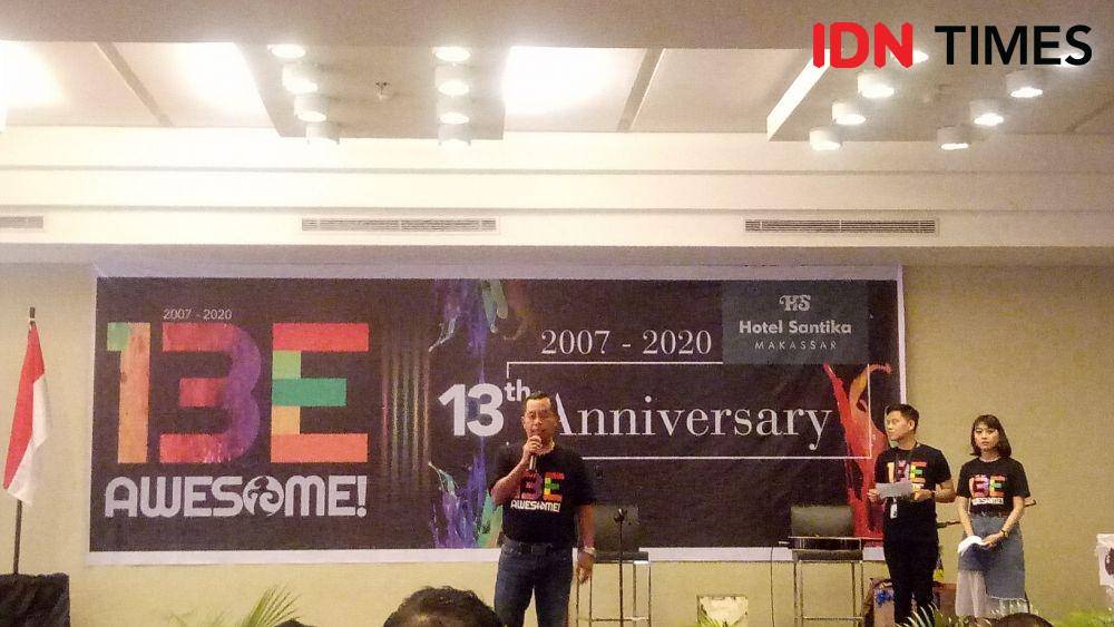 Ulang tahun ke-13 Hotel Santika Makassar, Minggu (19/1). IDN Times/Asrhawi Muin.