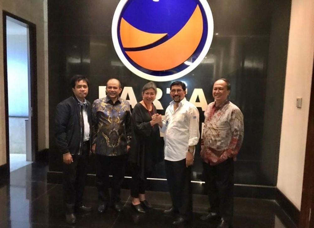 Machfud Arifin saat berkunjung ke kantor NasDem di Jakarta. Dok.IDN Times/Istimewa