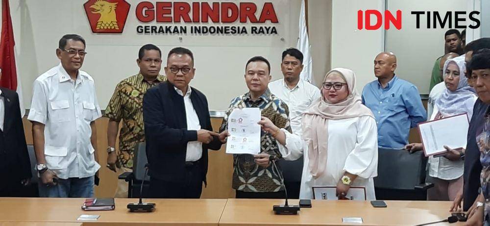 M Taufik, Sufmi Dasco, Rani Maulani, Fraksi Gerindra (IDN Times/Gregorius Aryodamar P)