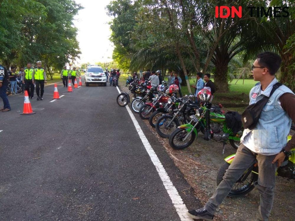 Anggota All Biker PPU berkegiatan bersama Satlantas Polres PPU (IDN Times/Ervan Masbanjar)
