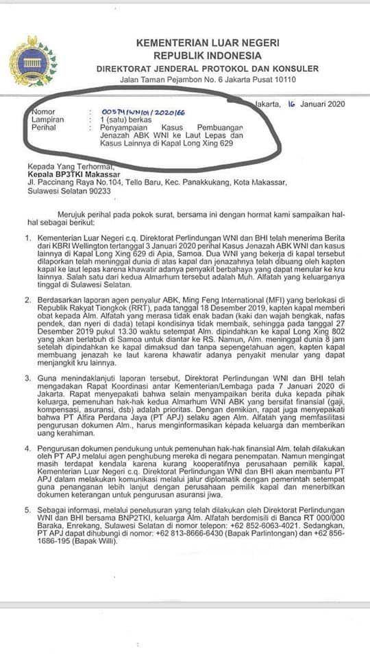 Dokumen surat yang tersebar di medsos. IDN Times / Istimewa