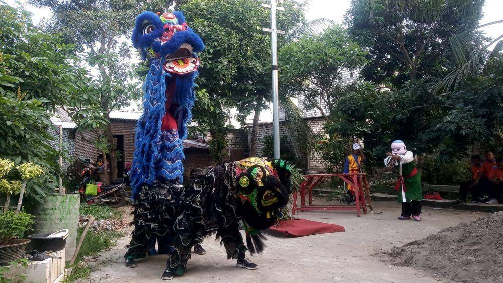 Latihan kesenian barongsai di Kecamatan Plumpang, Kabupaten Tuban. IDN Times/Imron
