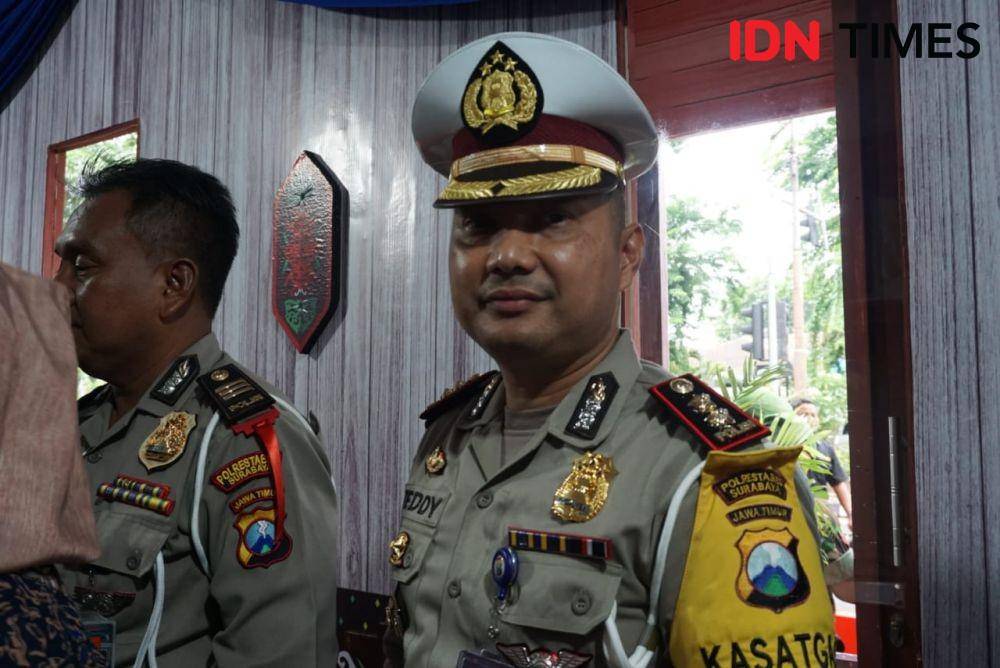 Kasatlantas Polrestabes Surabaya AKBP Teddy Chandra saat ditemui IDN Times/IDN Times, Fitria Madia
