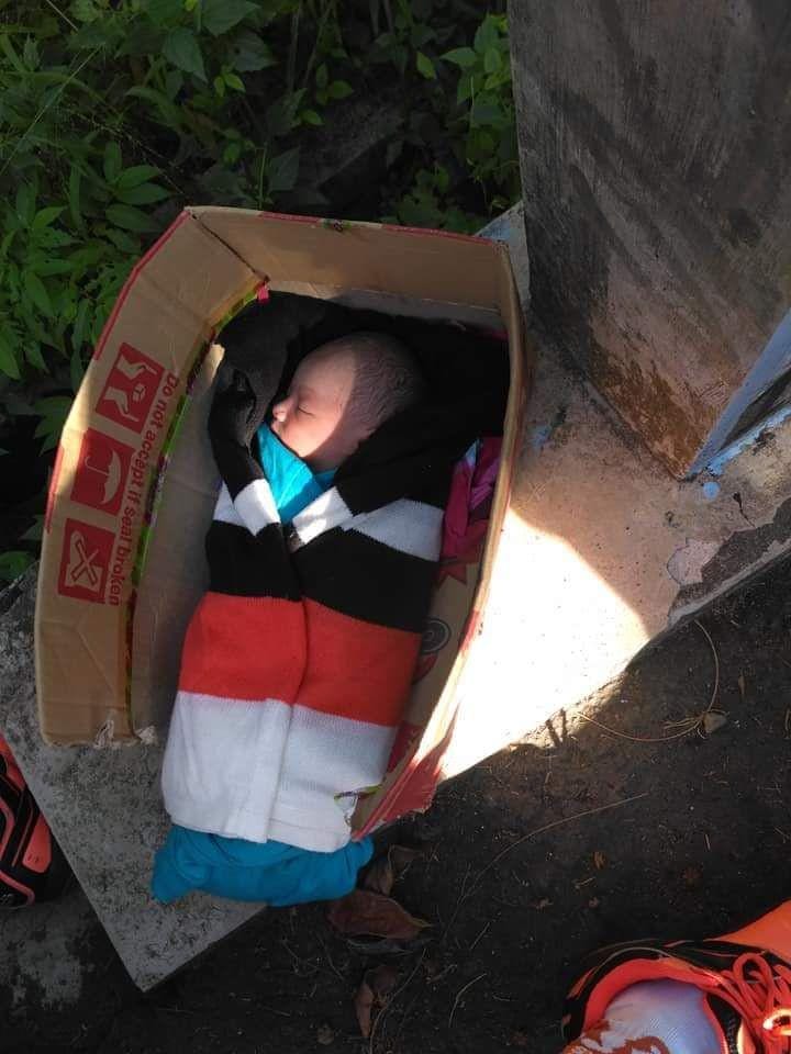 Sesosok bayi ditemukan warga di daerah Jalan Kaliurang Km 14, Tegalsari RT 04 RW 06 Umbulmartani, Ngemplak, Sleman, Senin (20/1). (IDN Times/Istimewa)
