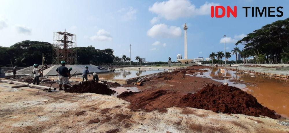 Revitalisasi Monas (IDN Times/Gregorius Aryodamar P)