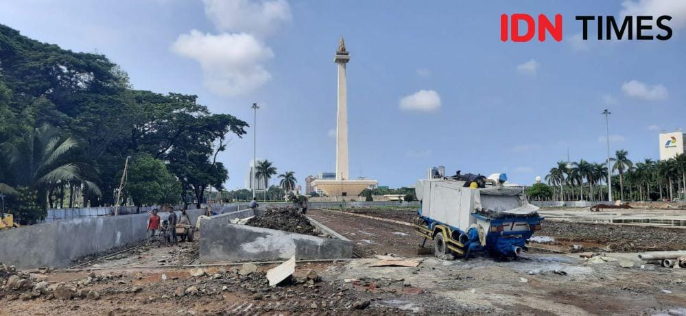 Revitaslisasi Monas (IDN Times/Gregorius Aryodamar P)
