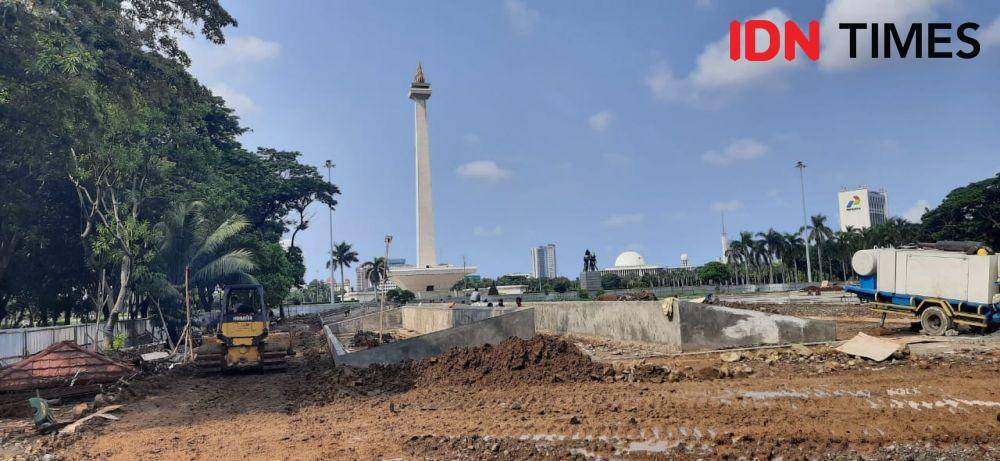 Revitalisasi Monas (IDN Times/Gregorius Aryodamar P)