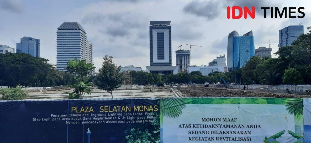 Revitalisasi Monas (IDN Times/Gregorius Aryodamar P)