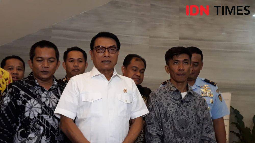 Kepala Staf Kepresidenan Moeldoko di Gedung KSP, Jakarta Pusat, Jumat 20 Januari 2020 (IDN Times/Teatrika Handiko Putri)
