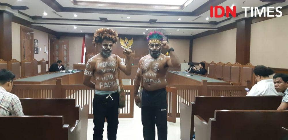 Sidang 6 Tapol Papua di PN Jakarta Pusat (IDN Times/Margith Juita Damanik)