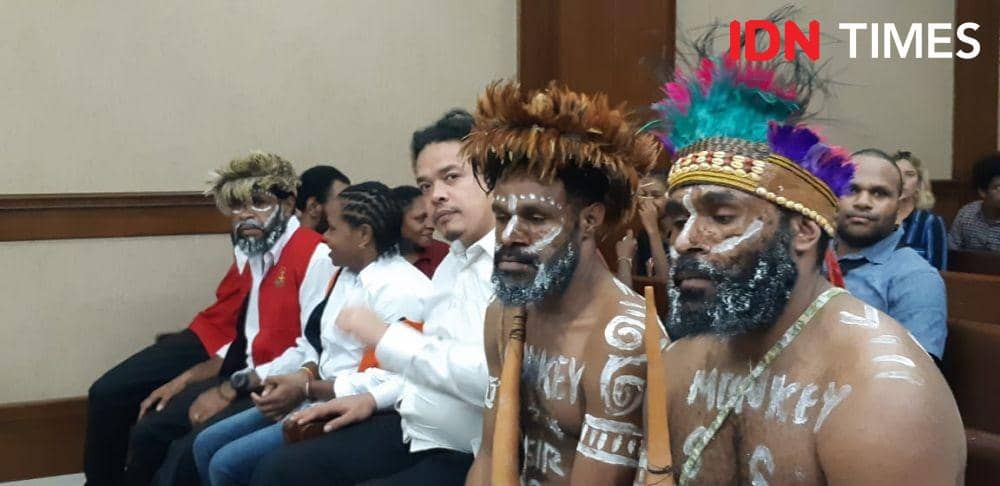 Sidang 6 Tapol Papua di PN Jakarta Pusat (IDN Times/Margith Juita Damanik)