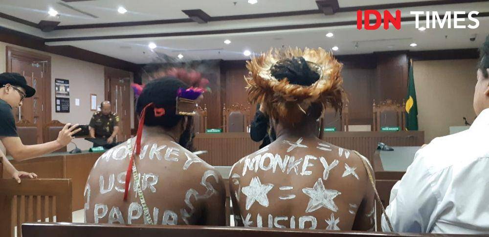 Sidang 6 Tapol Papua di PN Jakarta Pusat (IDN Times/Margith Juita Damanik)