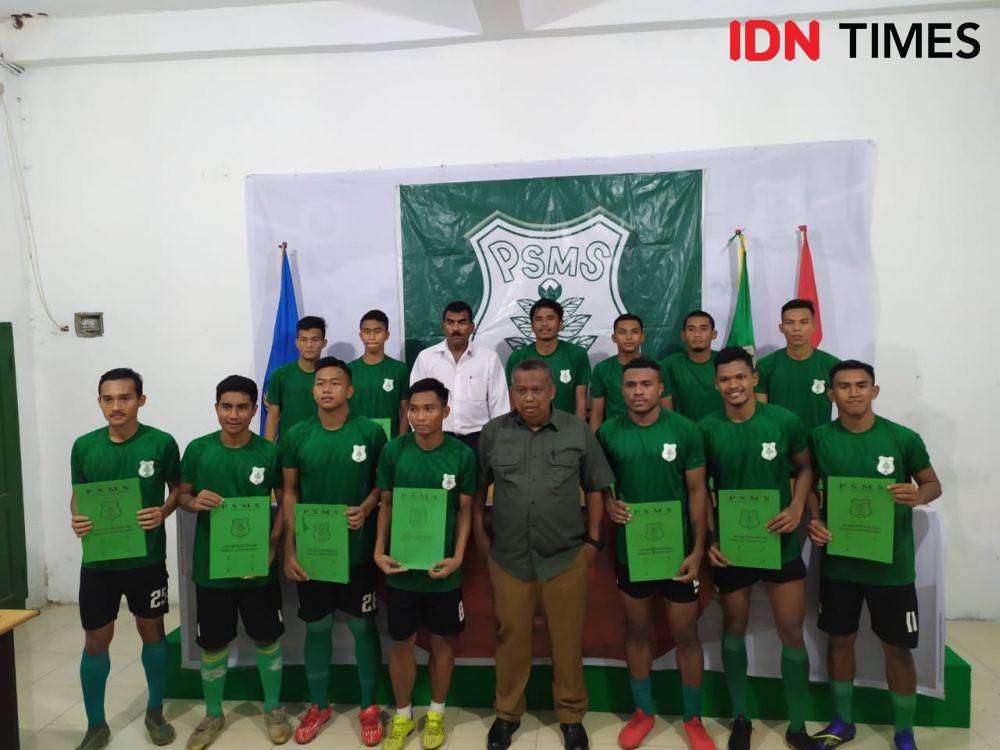 PSMS Medan kontrak 13 pemain, Senin (20/1) (IDN Times/Hasudungan)
