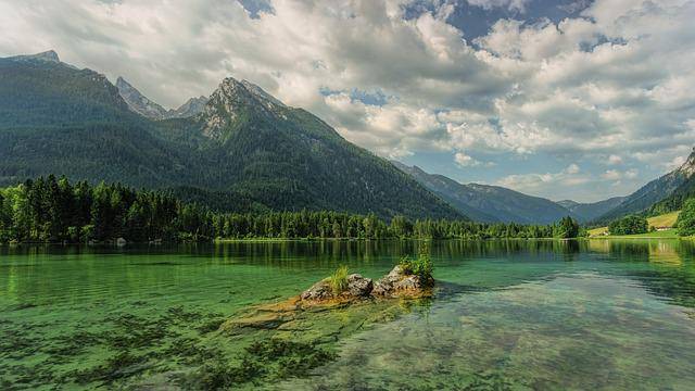 Gambar Hintersee, Danau, Pegunungan.